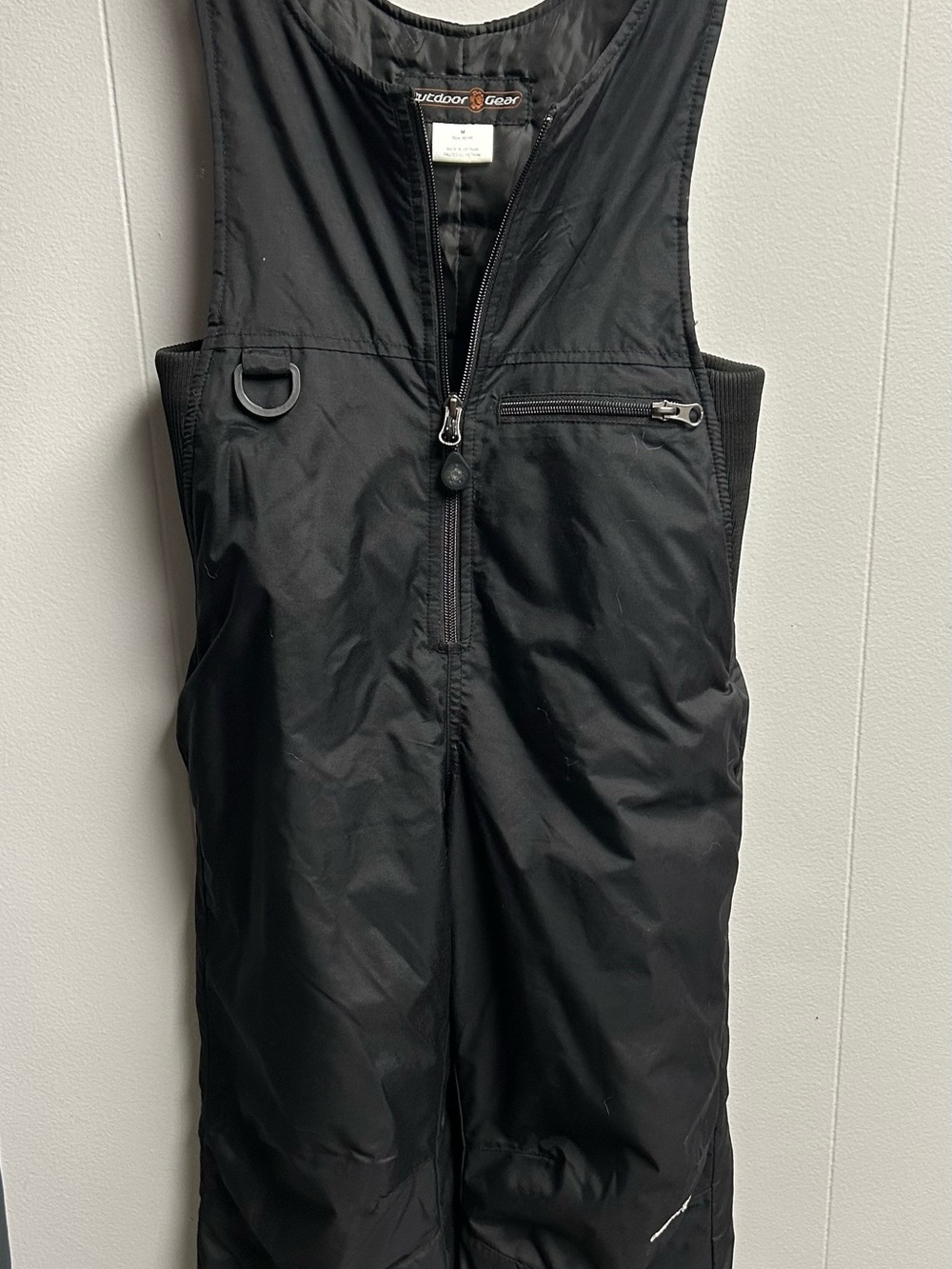 Outdoor gear Black Kids Snow Bibs Medium